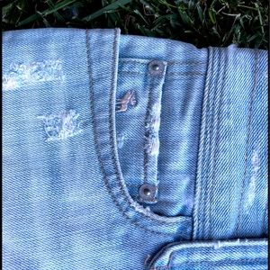 Abercrombie distressed mini skirt